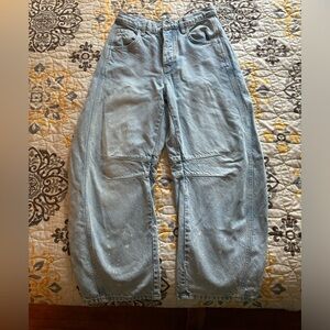 Free people barrel jeans
